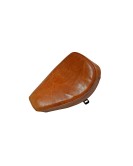 Royal Enfield Front Solo Seat Tan Color Leather Bullet Norton BSA Trump