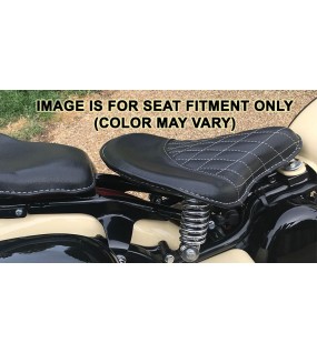 Royal Enfield 350cc &amp; 500cc Classic Leather Dark Brown Color Seat With Spring