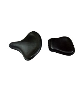 Royal Enfield Classic Bike American Style Front &amp; Rear Seat Black