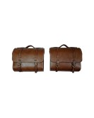 Royal Enfield 350cc 500cc Standard Bike Front and Rear Seats With Saddle Bags