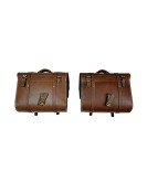 Royal Enfield 350cc 500cc Standard Bike Front and Rear Seats With Saddle Bags