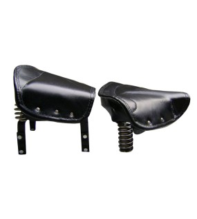 Vintage 1950s New Black Saddle Seats Triumph, Royal Enfield