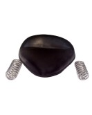 Brand New Black Classic Harley Style Front Seat Royal Enfield