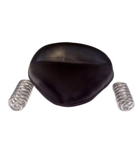 Brand New Black Classic Harley Style Front Seat Royal Enfield