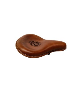 Royal Enfield Classic 500cc 350cc Front and Rear Leather Seat With Belt Grip Lever