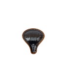 Royal Enfield Classic 500cc 350cc Front and Rear Leather Seat With Belt Grip Lever