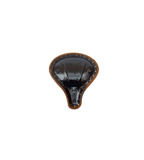 Royal Enfield Classic 500cc 350cc Front and Rear Leather Seat With Belt Grip Lever
