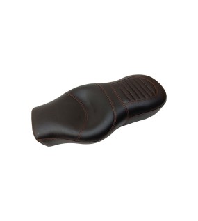 Fit For Royal Enfield GT Continental 650 Black Touring Dual Seat