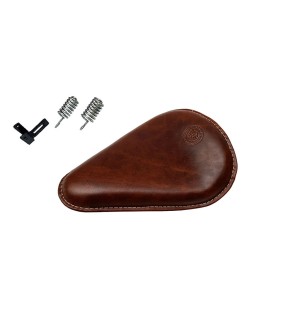 Genuine Leather Front Rider Solo Seat for Royal Enfield Classic 350cc 500cc  	