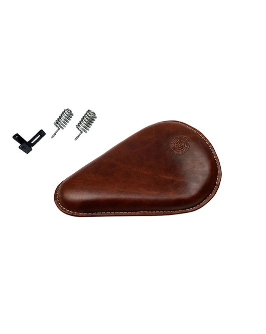 Genuine Leather Front Rider Solo Seat for Royal Enfield Classic 350cc 500cc  	
