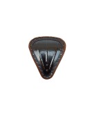 Genuine Leather Front Rider Solo Seat for Royal Enfield Classic 350cc 500cc  	