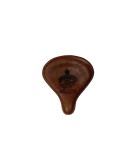 Royal Enfield Classic 350 500 Engraved Leather Front Seat Brown    