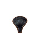 Royal Enfield Classic 350 500 Engraved Leather Front Seat Brown    
