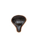 Royal Enfield Classic 500cc 350cc Brown Tan Front Leather Seats with Bags Pair