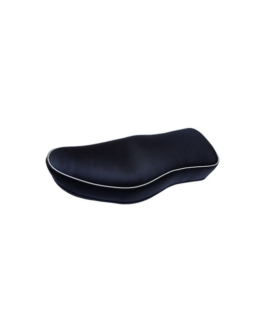 BSA Leatherite with White Beading Complete Dual Seat Black