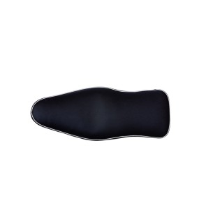 BSA Leatherite with White Beading Complete Dual Seat Black