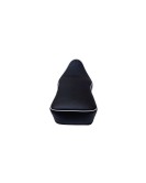 BSA Leatherite with White Beading Complete Dual Seat Black