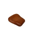 Royal Enfield Classic 350cc 500cc Engraved Leather Front and Rear Seat Brown