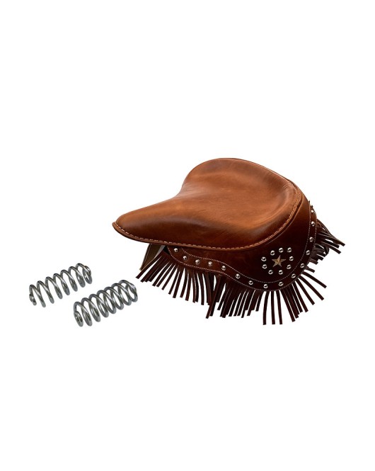 Indian Chief Scout Drifter 800 1500 Gilroy Roadmaster Bobber Solo Seat Brown Tan