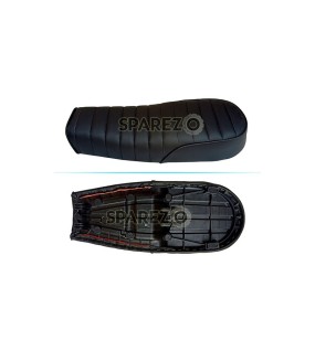 Royal Enfield Customized Dual Seat Black For GT Continental and Interceptor 650