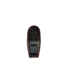 Royal Enfield GT Continental and Interceptor 650 Diamond Design Leather Dual Seat Cherry Brown
