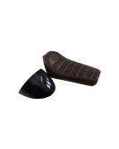 Royal Enfield GT Continental and Interceptor 650 Single Seat Coffee Brown with Black Cowl