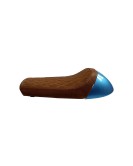 Royal Enfield GT Continental and Interceptor 650 Single Seat Brown Tan With Blue Cowl
