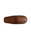 Royal Enfield GT Continental and Interceptor 650 Brown Genuine Leather Dual Seat