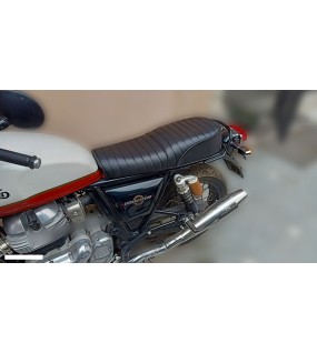 Royal Enfield GT Continental and Interceptor 650 Black Leatherite Dual Seat