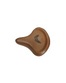 Genuine Leather Royal Enfield Standard Bullet 350 500 Front Brown Tan Solo Seat