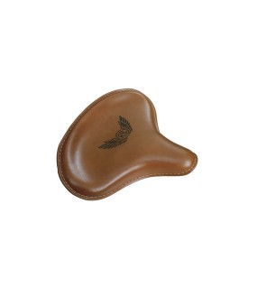 Genuine Leather Royal Enfield Classic 350cc 500cc Front Brown Tan Solo Seat