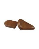 Genuine Leather Royal Enfield Classic 350 500 Low Rider Front and Rear Seat Tan Color