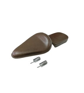 Genuine Leather Royal Enfield Classic 350 500 Low Rider Front and Rear Seat Dark Brown