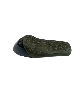 Royal Enfield GT Continental and Interceptor 650 Single Seat Green with Green Cowl