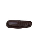 Royal Enfield GT and Interceptor 650 Genuine Leather Dual Dark Brown Seat D9