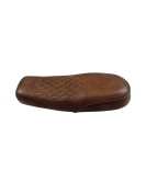 Royal Enfield Interceptor and GT 650 Genuine Leather Brown Dual Seat D3