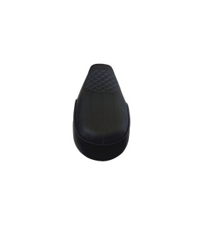 Royal Enfield GT and Interceptor 650 Genuine Leather Black Dual Seat D6