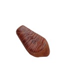 Genuine Leather Royal Enfield Classic 350cc 500cc Low Rider Front Solo Seat Brown