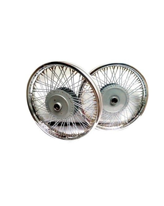 New Royal Enfield 80 Spokes Front 19 and Rear Wheel Rim Without Disc Brake
