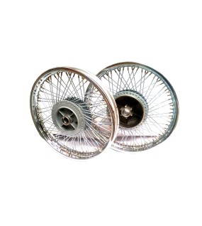 New Royal Enfield 80 Spokes Front 19 and Rear Wheel Rim Without Disc Brake
