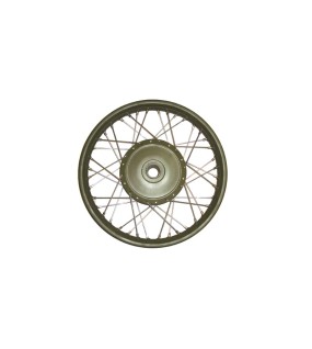Royal Enfield Green Complete Front Wheel 7" Hub