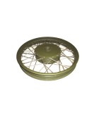 Royal Enfield Green Complete Front Wheel 7" Hub