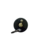 Royal Enfield Complete Rear Wheel Hub / Brake System / Bearings And Axle