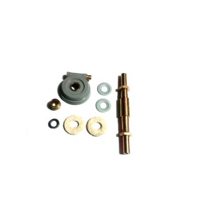 Royal Enfield Front Wheel Girder Fork Spindle Axle Kit With Nuts