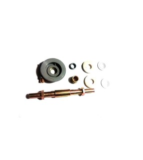 Royal Enfield Front Wheel Girder Fork Spindle Axle Kit With Nuts