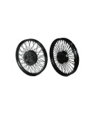 Royal Enfield 80 Spokes Front Rear Disc Brake Black Steel Wheel Rim WM2-19"