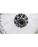 19" Wheel Rim Pair Complete With Spokes Half & Width Hub BSA Norton Enfield