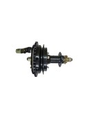 Vintage Royal Enfield Complete Half Width Rear Wheel Hub Brake Bearings Axle