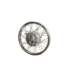 Royal Enfield Complete Front Wheel Rim 19" &amp; 40 Holes With Drum Plate