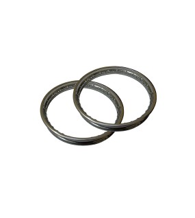 Pair Royal Enfield BSA Stainless Steel Wheel Rim 19"